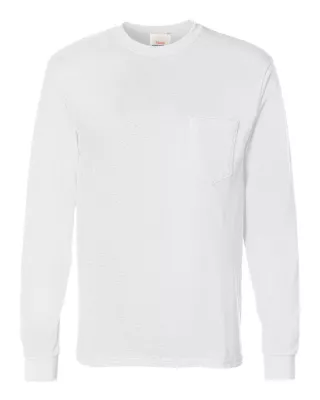 Hanes® Authentic Long Sleeve Pocket T-Shirt