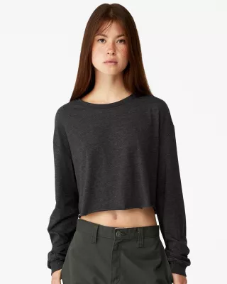 Bella + Canvas FWD Fashion Women's Crop Long Sleeve Tee