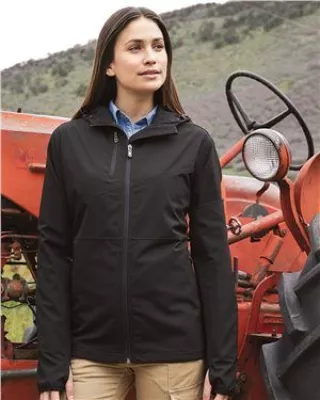 DRI DUCK® Women's Ascent Soft Shell Hooded Jacket
