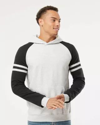 Jerzees® Nublend® Varsity Color-Blocked Raglan Hooded Sweatshirt