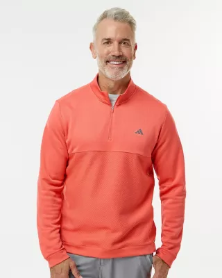 Adidas® Ultimate365 Textured Quarter-Zip Pullover