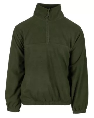 Burnside Men's Quarter-Zip Polar Fleece Pullover