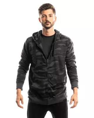 Burnside Men's French Terry Full-Zip Hooded Sweatshirt