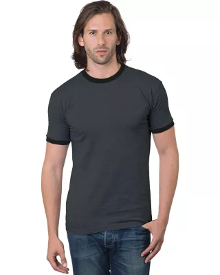 BAYSIDE Unisex USA Made Ringer T-Shirt