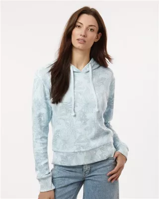 MV Sport® Women's Maddie Floral Print Hooded Sweatshirt