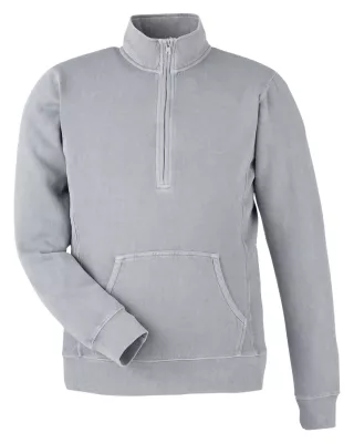 J AMERICA Unisex Pigment Dyed Fleece Quarter-Zip
