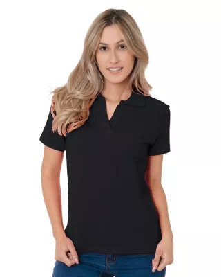 BAYSIDE Ladies' USA Made Johnny Collar Polo