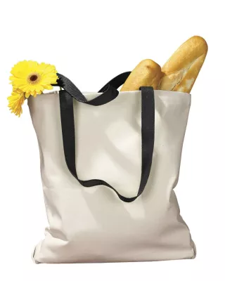 BAGedge Canvas Tote with Contrasting Handles