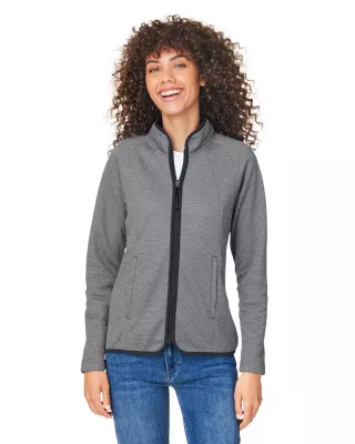 CORE365™ Women's Venture Heathered Stripe Full-Zip Jacket