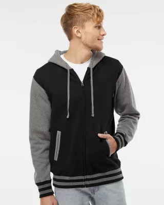 Independent Trading Co.® Unisex Heavyweight Varsity Full-Zip Hooded Sweatshirt