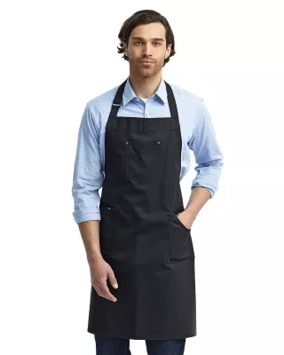 Artisan Collection by Reprime® Unisex Cotton Chino Bib Apron