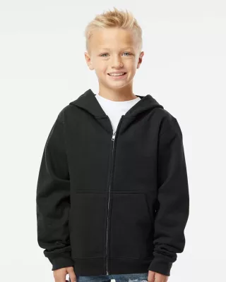 Independent Trading Co.® Youth Midweight Full-Zip Hooded Sweatshirt