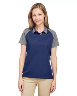 Team 365 Women's Command Snag-Protection Colorblock Polo Shirt