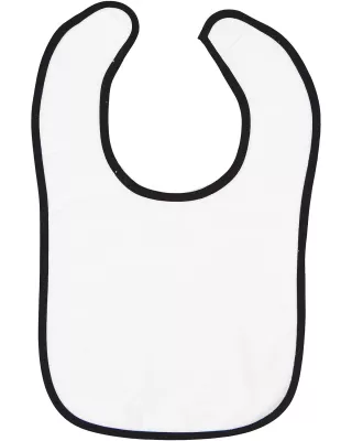 Rabbit Skins Infant Contrast Trim Terry Bib