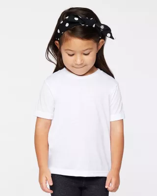 SubLiVie Toddler Polyester Sublimation Short Sleeve T-Shirt