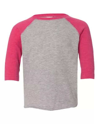 Rabbit Skins Toddler Baseball Fine Jersey Three-Quarter Sleeve Tee