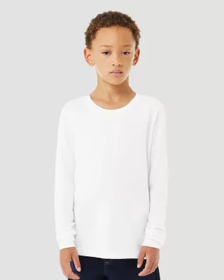 Bella+Canvas® Youth Heather CVC Long Sleeve T-Shirt