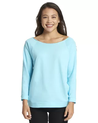 NEXT LEVEL APPAREL Ladies' French Terry Three-Quarter Sleeve Raglan