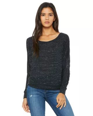 BELLA+CANVAS Ladies' Flowy Long-Sleeve Off Shoulder T-Shirt