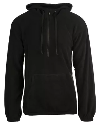 Burnside Men's Polar Fleece Quarter-Zip Pullover