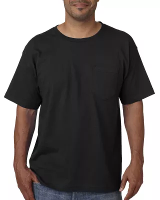 BAYSIDE Unisex USA Made Midweight Pocket T-Shirt