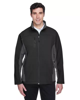 Devon and Jones Men's Soft Shell Colorblock Jacket