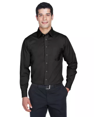Devon and Jones Men's Crown Collection® Tall Solid Stretch Twill Woven Shirt