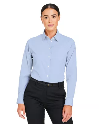 Devon and Jones® Women's CrownLux Performance® Microstripe Long Sleeve Dress Shirt