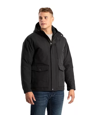 Berne® Apparel Men's Highland Quilt-Lined Micro-Duck Hooded Jacket