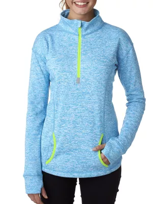 J AMERICA Ladies' Cosmic Fleece Quarter-Zip