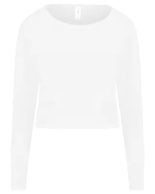 ALL WE DO is Ladies' Cropped Pullover Sweatshirt