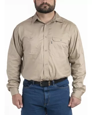 Berne Apparel Men's Utility Lightweight Canvas Woven Shirt