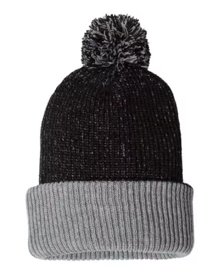 Sportsman™ 12" Knit Speckled Pom-Pom Beanie