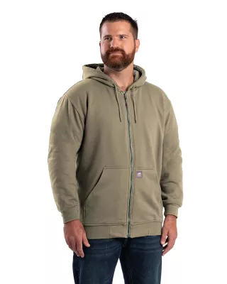 Berne Apparel Men's Tall Heritage Thermal-Lined Full-Zip Hooded Sweatshirt