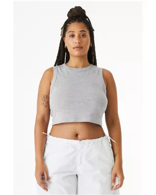 BELLA+CANVAS Ladies' Micro Rib Muscle Crop Tank