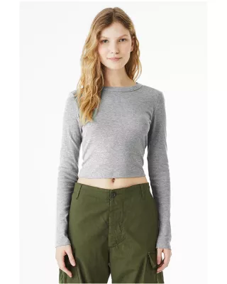 BELLA+CANVAS Ladies' Micro Ribbed Long Sleeve Baby T-Shirt