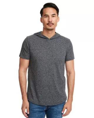 NEXT LEVEL APPAREL Unisex Mock Twist Short Sleeve Hoody T-Shirt