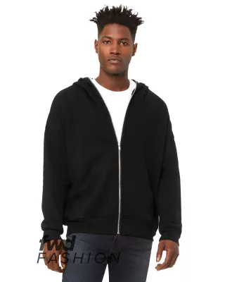 BELLA+CANVAS FWD Fashion Unisex Full-Zip Fleece with Zippered Hood
