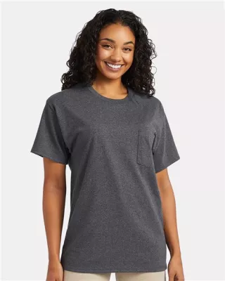 Hanes® Essential-T Pocket Short Sleeve T-Shirt