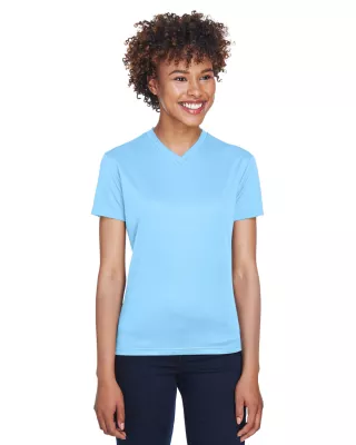 ULTRACLUB Ladies' Cool & Dry Sport V-Neck T-Shirt