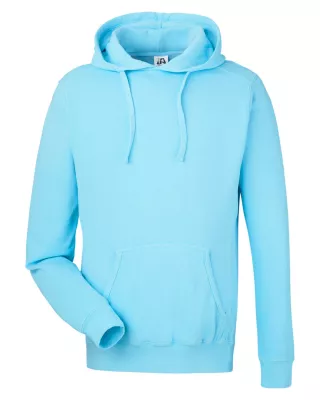 J AMERICA Unisex Pigment Dyed Fleece Hooded Sweatshirt