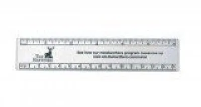 Gold/Silver Color Coated Aluminum 6" Ruler