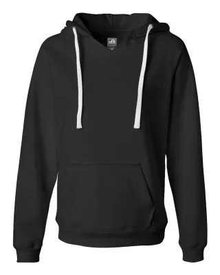 J. America® Women's Sueded V-Neck Hooded Sweatshirt
