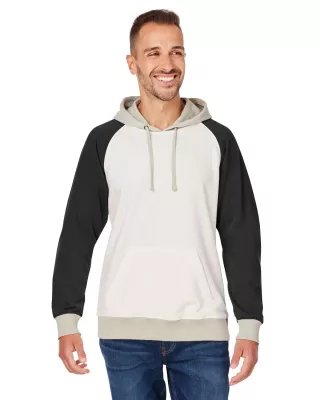 J AMERICA Unisex Vintage Tricolor Hooded Sweatshirt
