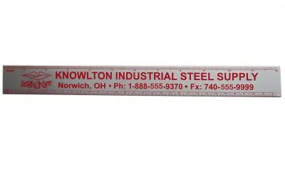 12" Aluminum Ruler