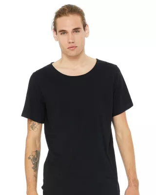 BELLA+CANVAS Men's Jersey Raw Neck T-Shirt