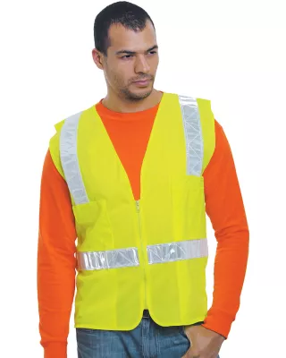 BAYSIDE Unisex USA Made 22Surv-R Class 2 ANSI High Vis Surveyor Safety Vest