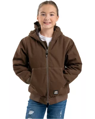 Berne Apparel Youth Highland Softstone Duck Hooded Jacket