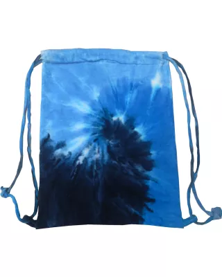 Tie-Dye Swirl Tie-Dyed Drawstring Bag