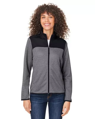 CORE365™ Women's Venture Heathered Stripe Hybrid Jacket